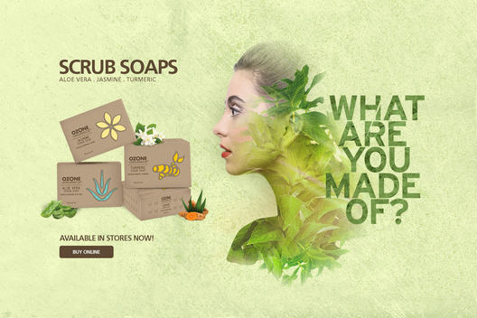 Natural Body Scrub Soap | Ozone Organics